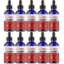 Glyco Lean Drops, GlycoLean Premium Liquid Drop Supplement Official 10 Bottles