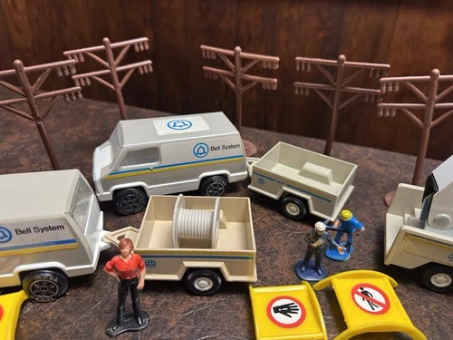 Vintage 1979 Tonka Truck Bell Telephone Toy Play Set Lot