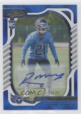 2022 Absolute Rookies Spectrum Blue Signatures 23/25 Roger McCreary Auto 0ge4