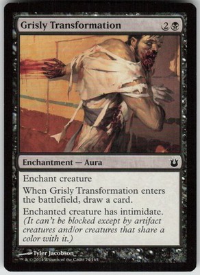 GRISLY TRANSFORMATION 74 COMMON BORN OF THE GODS MAGIC: THE GATHERING LP