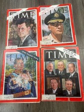 Time magazine, September 28, May 11, June 20 to March 23, 1962. Good condition.