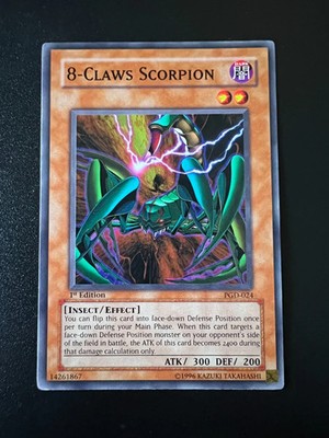 8-Claws Scorpion PGD-024 Common 1st Edition Near Mint Yugioh