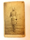 Vintage photograph of unidentified Civil War Union Officer by the Brady studio