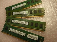 Samsung 16GB 4x4GB DDR3 1600MHz PC3-12800U 2Rx8 DIMM Desktop Memory Tested