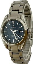 Used Omega Seamaster Aqua Terra 2577.80 Ladies Watch Quartz Stainless