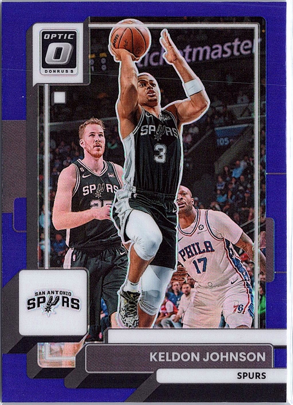 2019-20 Donruss Optic #186 Keldon Johnson Purple