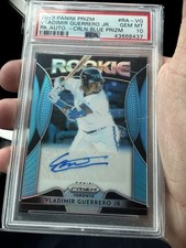 VLADIMIR GUERRERO JR 2019 PANINI PRIZM Carolina Blue /100! PSA 10! WOW! RC Auto