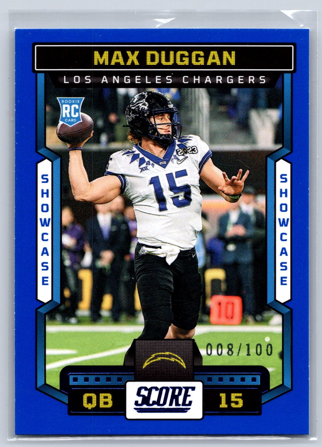 2023 Score #308 Max Duggan Showcase #/100