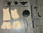 RARE Vintage 60's Marx Johnny West Odin Erik Viking Accessories Lot Of 18 Total
