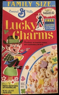 Fantastic Four: First Steps Lucky Charms Walmart exclusive cereal sealed Marvel