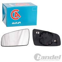 Alkar Spiegelglas AsphÄRisch Beheizbar Links Passend FüR Opel Zafira | 6411441