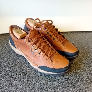 Clarks Spypath Mens GORE TEX Low Leather Walking Shoes Size UK 8.5 EU42.5