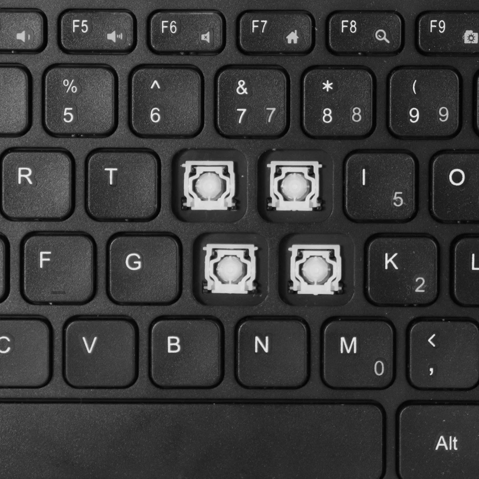 WKB-4050UB Wireless Keyboard with Built-in Touchpad, 24GHz RF Technology, Ult... - Image 4 of 4