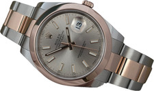 Rolex Datejust 41mm 126301 Watch, Sundust Dial Steel & Everose, 2021 Full Set