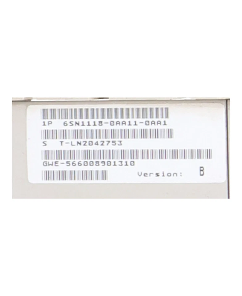 Siemens 6SN1118-0AA11-0AA1 L/T-Modul Leistungsmodul Simodrive - Bild 2 von 4