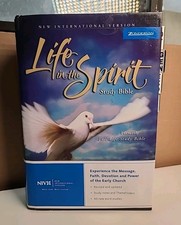 NIV Life in the Spirit Study Bible Hardcover Zondervan Indexed