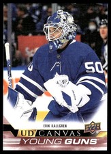 2022-23 Upper Deck UD Canvas YG Erik Kallgren Rookie Toronto Maple Leafs #C106