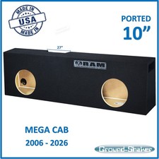2006-2026 Dodge Ram Mega Cab Sub Box 10" Dual Ported Subwoofer Enclosure