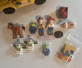 LEGO Toy Story Lot - 7597 7593 7592 7598 7789 - Pizza Planet Train Minifigures