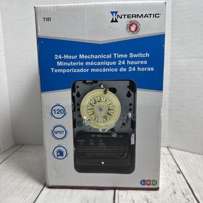 Intermatic T101  24 Hour Mechanical Timer Wall Switch. New Sealed