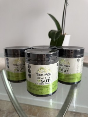 Terra Origin Healthy Gut Powder Green Apple L-Glutamine, 8.57g