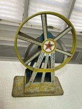 Vintage 1950s Ferris Wheel The Giant Ride Tin Toy by Ohio Art Co WORKS And Spins
