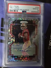 2021 Panini Prizm Rookie Trey Lance Auto #333 Silver Prizm Autographs (AU, RC)