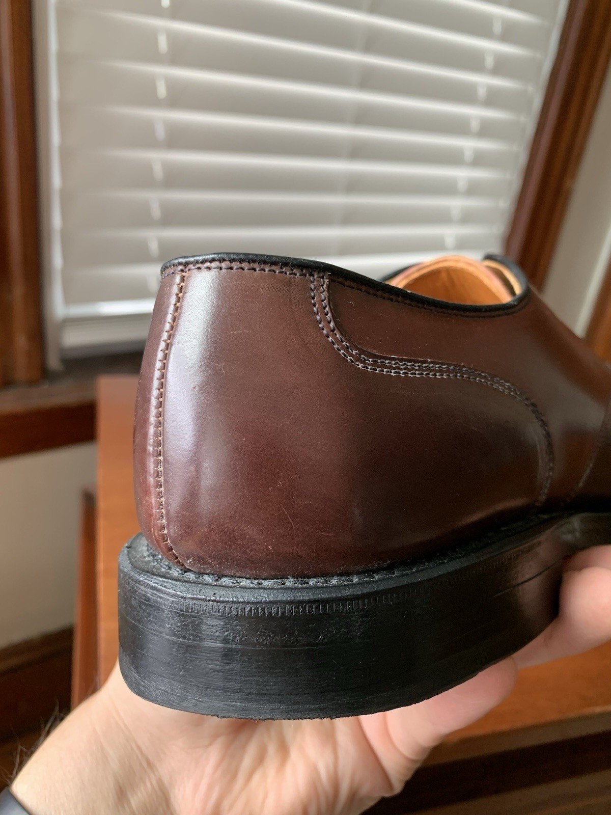 GOOD COND | ALLEN EDMONDS 9E FAIRGATE #8 SHELL CORDOVAN DRESS SHOES 9E