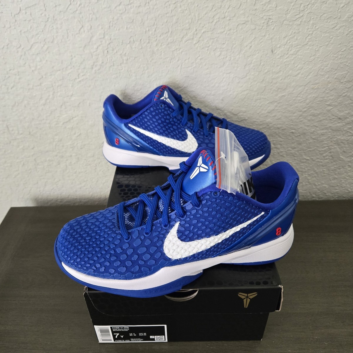 シューズ(男性用) Nike Kobe 6 Protro \"Dodgers/Game \" Nike Men's Kobe 6 Protro Dodgers Basketball Shoes, from