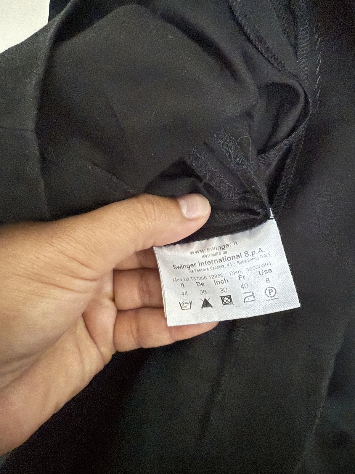 Versace Versus Mini Abito Donna Nero Oro Cerniera Taglia 8 Silenzioso Lusso