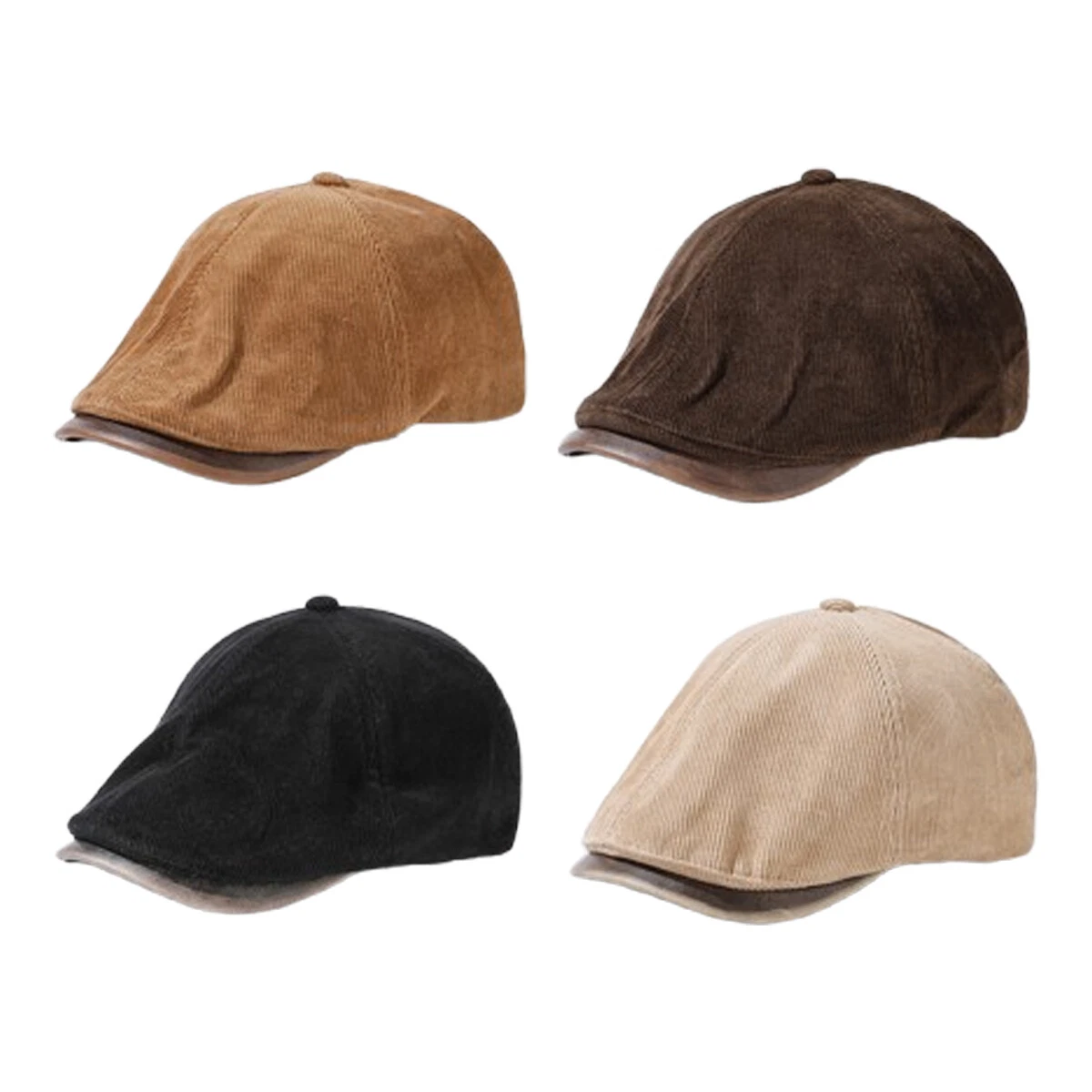 Women Unisex Newsboy Cap Ivy Cabbie Flat Hat Golf Corduroy Beret Men Casual
Opens in a new window or