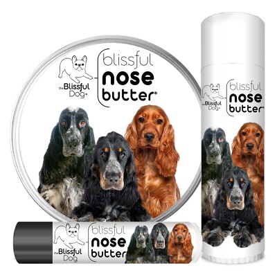 English Cocker Spaniel Nose Butter Herbal Balm Moisturizes