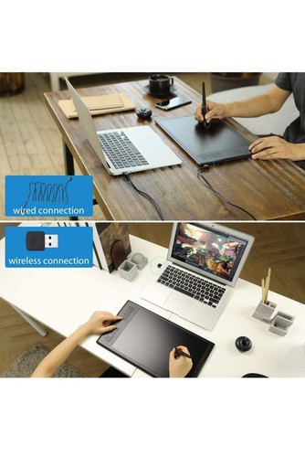 HUION Inspiroy Q11K V2 Wireless Drawing Tablet, Battery-free Stylus with Tilt... - Picture 4 of 10