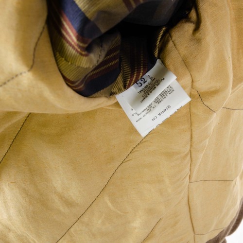 $8K NWT Hettabretz Jacket Ostrich Cashmere Leather EU:52US:42 Brown Blouson Coat - Picture 14 of 15