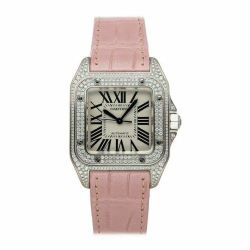 CARTIER Santo Cougar LM W20026K1 Date White Dial Automatic  display picture 2