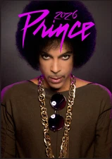 2026 Wall Calendar (12pg) PRINCE Vintage Music Photo Poster 1222