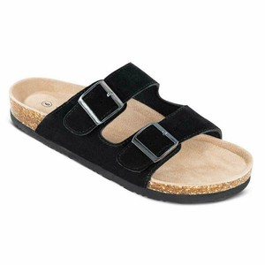 2 strap leather sandals