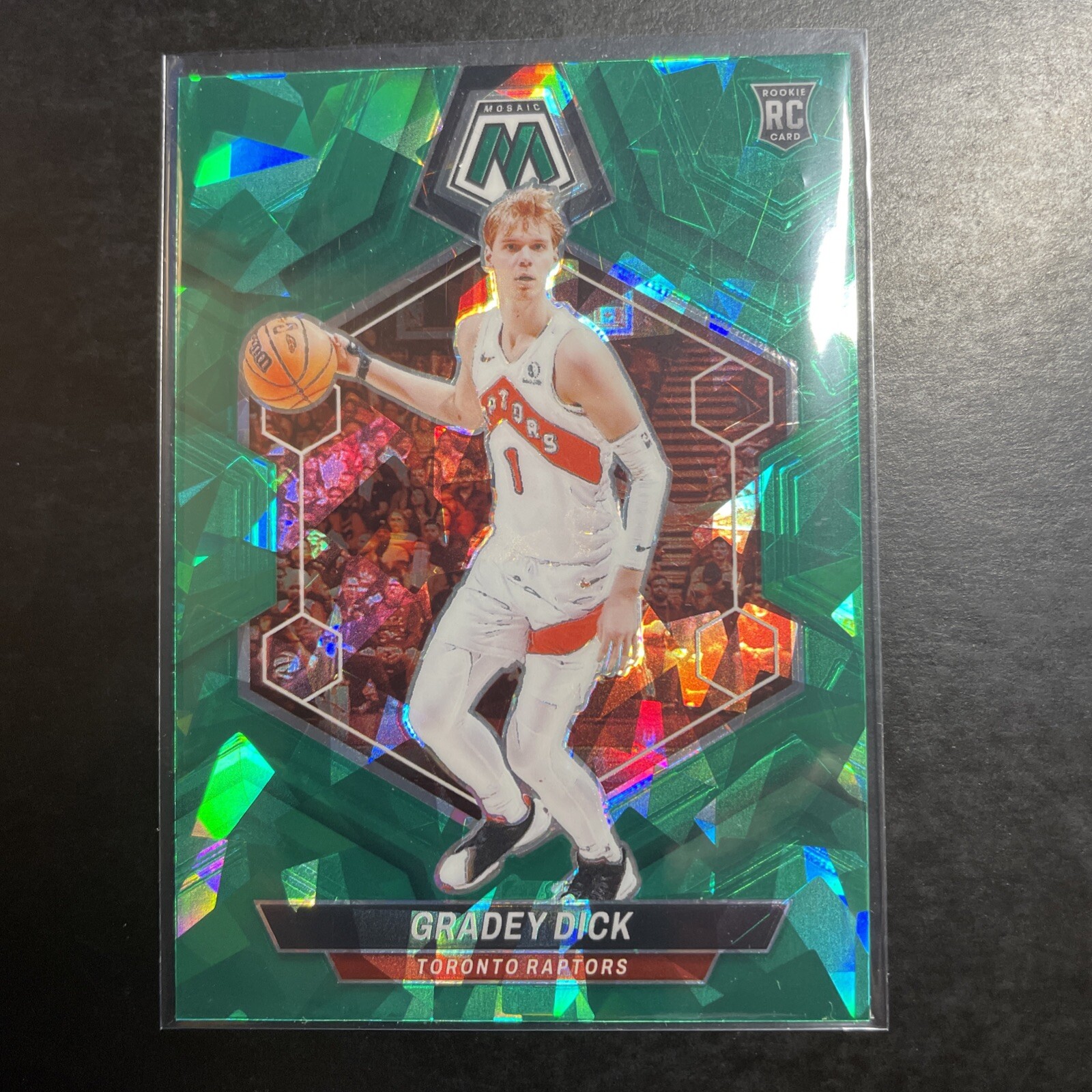 2023-24 Mosaic Basketball #239 Gradey Dick, Green Ice