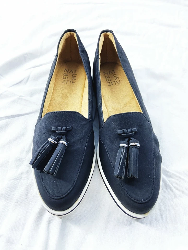 Naturalizer Renee 一脚蹬流苏乐福鞋 9 码 宽宽 — 第 4/4 张图片