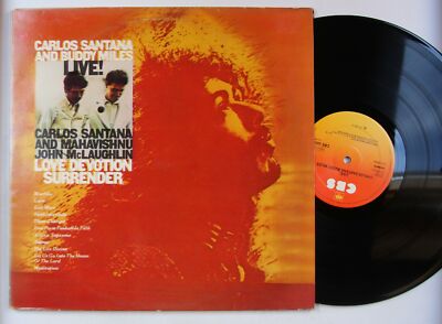 Carlos Santana Live! C. Santana & Mahavishnu Love Devotion Surrender NL 2LP 1976
