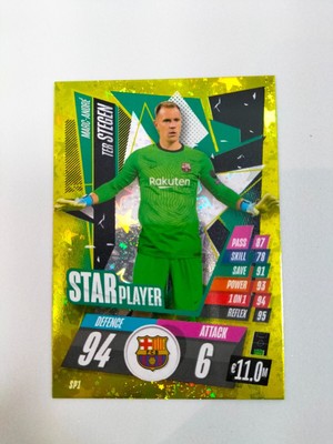 2020 / 2021 Marc-André Ter Stegen Star Player SP1 TOPPS Champions League