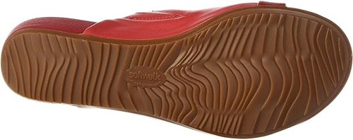 NEW Softwalk Women's Del Mar Soft Leather Open Toe Mule Sandal Red 10 NARROW - Picture 9 of 12