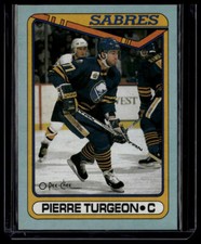 1990-91 O-Pee-Chee #M Pierre Turgeon Box Bottoms