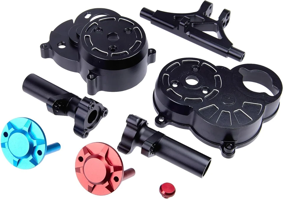 RC Aluminum Gearbox Gear Case for Tamiya CW-01 Chassis Lunch Box Pumpkin Hornet - Image 3 of 3