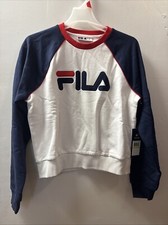 NWT- Fila Women's Medium Riccarda Block Pullover Sweatshirt