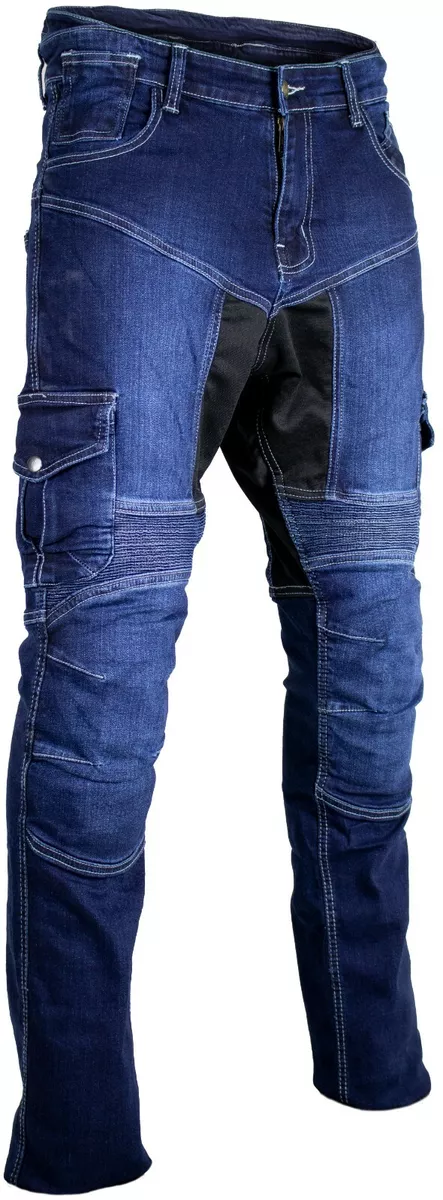 Jeans moto uomo biker jeans cargo con protezioni biker pantaloni moto