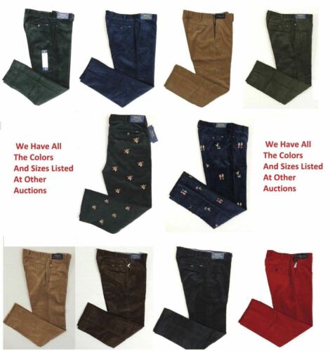 $145 Polo Ralph Lauren Slim Fit Dress-Casual Classic Corduroy Work Pants 40 32 - Picture 2 of 12