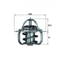 Mahle Original Thermostat, Coolant Tx 5 88D