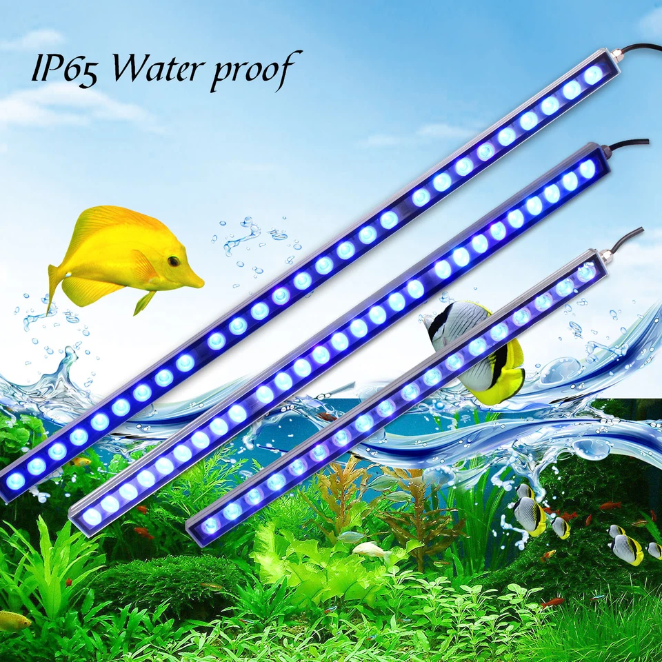 470nm Led Aquarium Bar Light 21.65"/33"/45" Blue Spectrum Strip Light for Tank - Image 2 of 4
