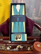 Unique and Rare Albert Thurston Braces Suspenders Not standard production i...